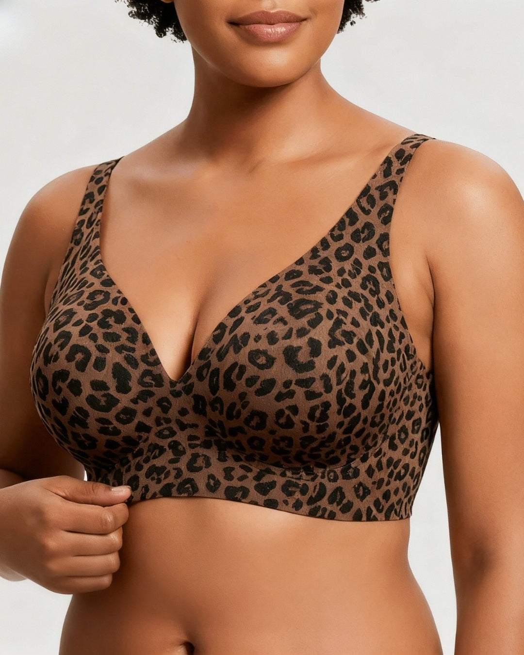 ShapeHer Animal Print Formgivende Bøjlefri BH
